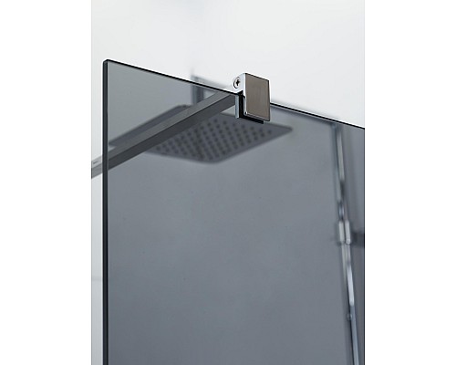 Душевая перегородка Cezares Liberta 110 LIBERTA-L-1-110-GR-Cr профиль Хром стекло серое