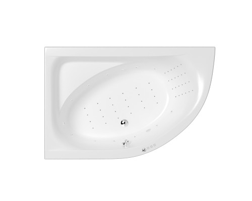 Ванна WHITECROSS Aquarella 170x110 (левая) "NANO" (хром)