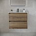Тумба под раковину SANCOS Libra 590х450х500, c двумя ящиками, дуб чарльстон