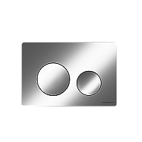 Кнопка смыва Ceramicanova Balance, хром матовый