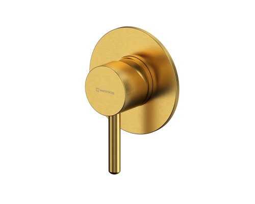 Смеситель для душа скрытого монтажа WHITECROSS Y Y1245GLB брашированное золото