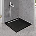 Душевой поддон из искусственного камня Cezares Tray AS 100х100 TRAY-AS-A-100-30-NERO Черный матовый