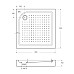 Поддон акриловый BelBagno TRAY-BB-A-90-15-W