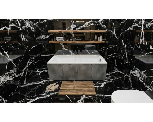 Ванна из литьевого мрамора Flere Serena Slim 150x70x60 (белый матовый)