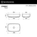 Умывальник WHITECROSS Jasper 58x38 (RAL мат) иск. камень
