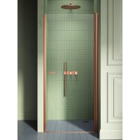 Дверь в нишу NEW TRENDY NEW SOLEO COPPER BRUSHED 90x195 брашированная медь