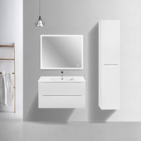 База под керамическую раковину Vincea Mia Slim 900 подвесная 2 ящика Soft close G.White