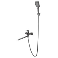 Смеситель для ванны Wonzon&Woghand FLEX, Темный графит WW-639906-BGM