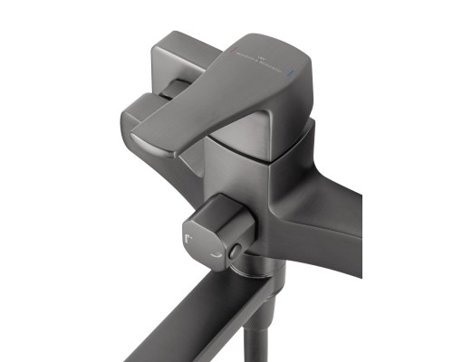 Смеситель для ванны Wonzon&Woghand FLEX, Темный графит WW-639906-BGM