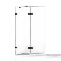 Шторка для ванны NEW TRENDY AVEXA BLACK 120x150 L черный