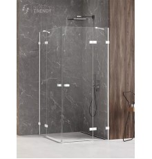 Душевое ограждение NEW TRENDY AVEXA WHITE 100x80x200 белый