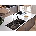 Смеситель для кухни Alveus Elia 1129024 хром и черный