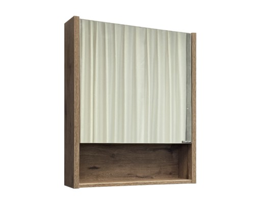Зеркало-шкаф Comforty Марио-60 дуб темный