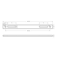 Комплект кронштейнов для крепления ног BelBagno BB04-SUP