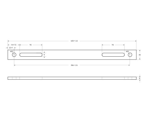 Комплект кронштейнов для крепления ног BelBagno BB04-SUP