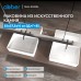 Раковина накладная ABBER Stein белая матовая