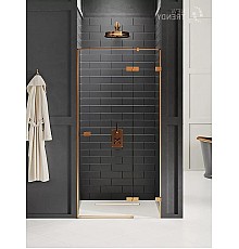 Дверь в нишу NEW TRENDY AVEXA COPPER BRUSHED 90x200 EXK-3534 брашированная медь
