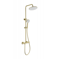 Душевая система с термостатом Wonzon&Woghand, Брашированное золото