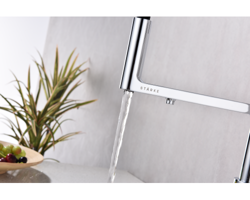 Смеситель для кухни Paulmark Tornado To213402-CR Хром Черный