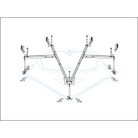 Металлический каркас для акриловой ванны Cezares CETINA-140-MF