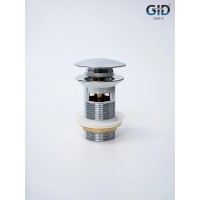 Донный клапан Gid CH100-1 73303k Хром с переливом
