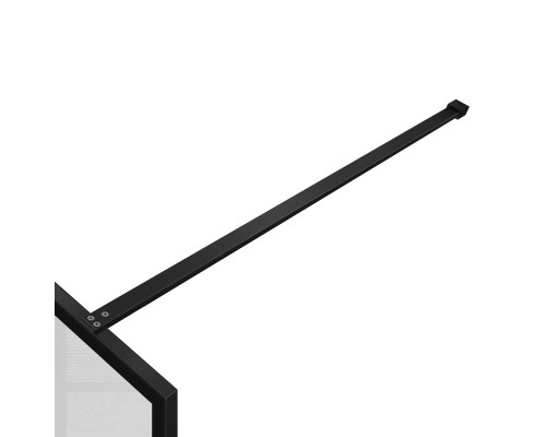 Душевая перегородка Vincea Walk-In VSW-1HP900FLB 900x2000 черный матовый