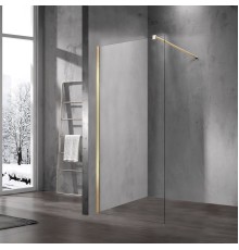 Душевая перегородка Vincea Walk-In 600x2000 матовый золотой