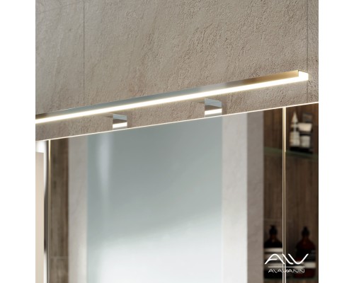 Зеркальный шкаф Alavann Univers 100 белый