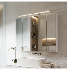 Зеркальный шкаф Alavann Univers 100 белый