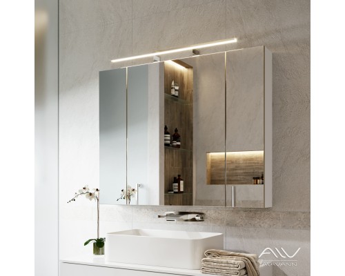 Зеркальный шкаф Alavann Univers 100 белый
