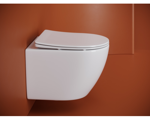 Подвесной унитаз Ceramicanova Уно (Uno) смыв Торнадо 490x360x360 белый
