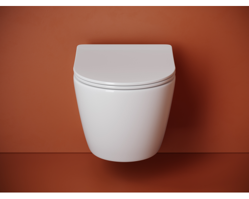 Подвесной унитаз Ceramicanova Уно (Uno) смыв Торнадо 490x360x360 белый