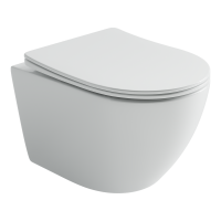 Подвесной унитаз Ceramicanova Уно (Uno) смыв Торнадо 490x360x360 белый