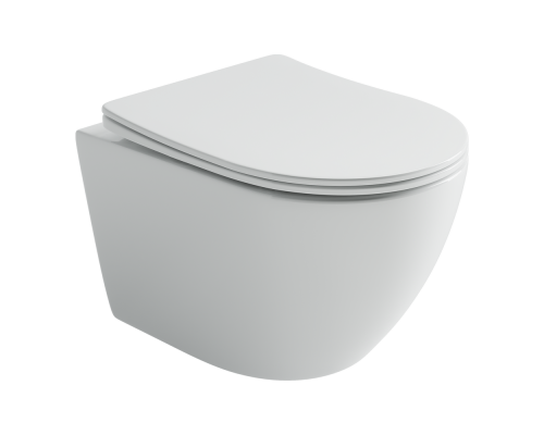 Подвесной унитаз Ceramicanova Уно (Uno) смыв Торнадо 490x360x360 белый