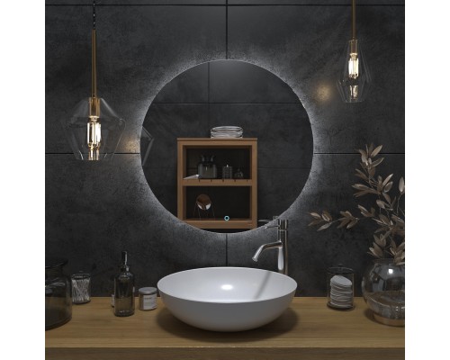 Зеркало Onika Сола 90 с LED подсветкой, круглое
