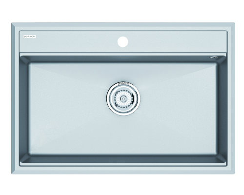 Мойка кварцевая Paulmark STEPIA-750 PM117551-GRM серый металлик 75х51