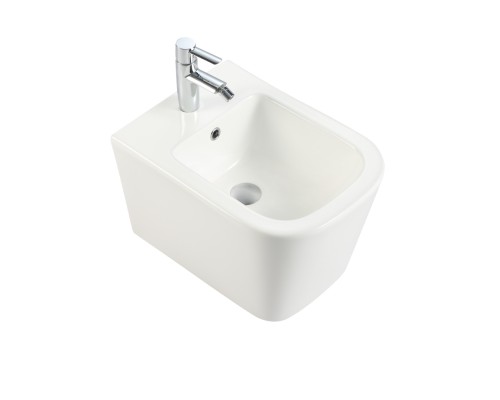 Биде подвесное белое Iberica Blanca Toledo Bide с отверстием под смеситель
