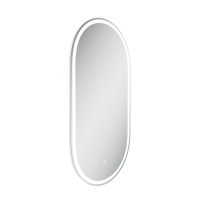 Зеркало для ванной комнаты Sancos Oval, фронтальная подсветка 550х1050 с сенсором, OV55F