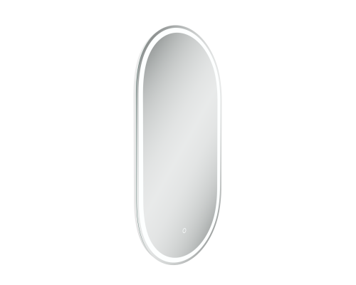 Зеркало для ванной комнаты Sancos Oval, фронтальная подсветка 550х1050 с сенсором, OV55F