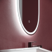 Зеркало для ванной комнаты Sancos Oval, фронтальная подсветка 550х1050 с сенсором, OV55F