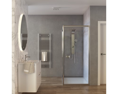 Душевая боковая стенка напольная Taliente 90x195см, прозр.стекло 6мм, хром