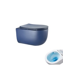 Подвесной унитаз Gid Tr2133TF-BUM
