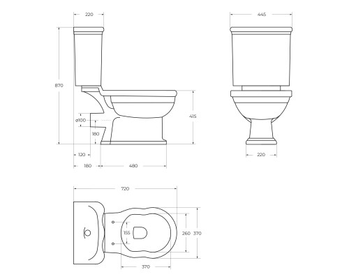 Чаша унитаза BelBagno