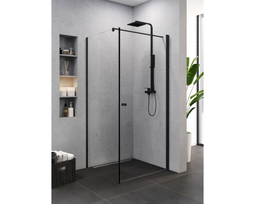 Душевое ограждение NEW TRENDY SUPERIA BLACK 80x80x195