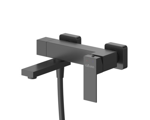 Смеситель для ванны Cezares Slider SLIDER-VD-NOP Черный матовый