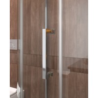 Душевой уголок Cezares Molveno 120x120 MOLVENO-R-11-90+30-C-Cr-IV профиль Хром стекло прозрачное