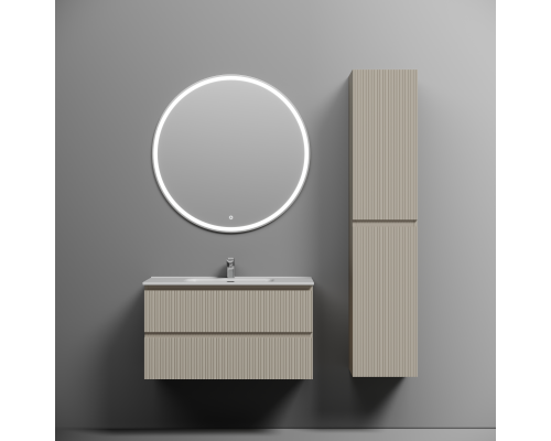 Тумба под раковину подвесная Sancos Snob T 89х44х50, с доводчиками, Beige Soft, SNT90CE