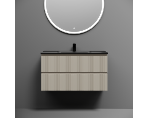 Тумба под раковину подвесная Sancos Snob T 89х44х50, с доводчиками, Beige Soft, SNT90CE