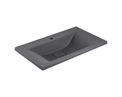 Раковина Vincea VCB-3M800G из кварцевого камня серый