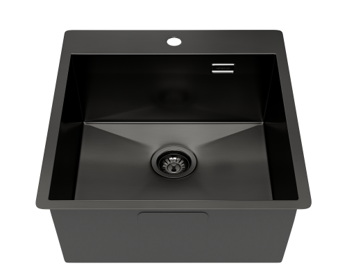 Кухонная мойка Reflexion Iseo RX2246BL оружейная сталь
